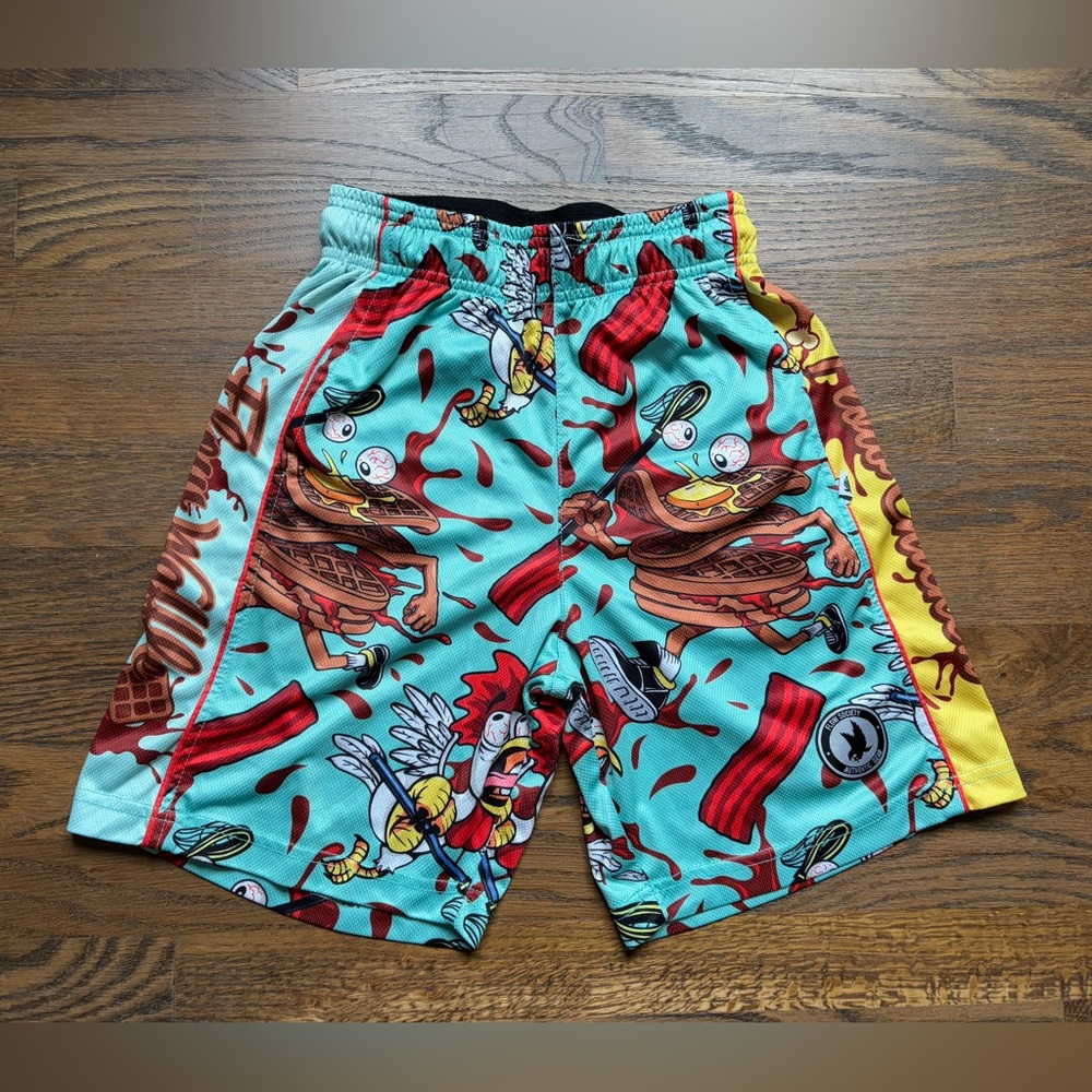 Flow Society Chicken & Waffles Attack Shorts